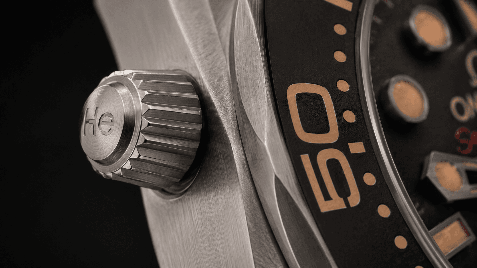 Macro view of helium escape valve